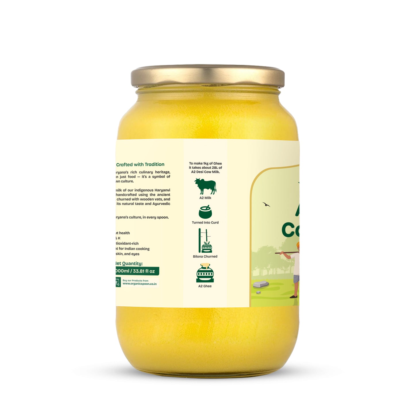A2 Desi Cow Bilona Ghee
